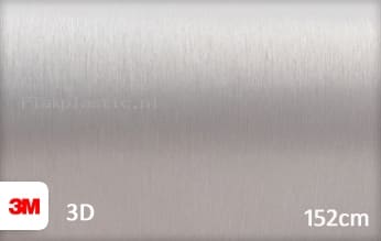 3M 1080 BR120 Brushed Aluminium plakfolie