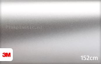 3M 1380 S130 Satin Silver Metallic plakfolie