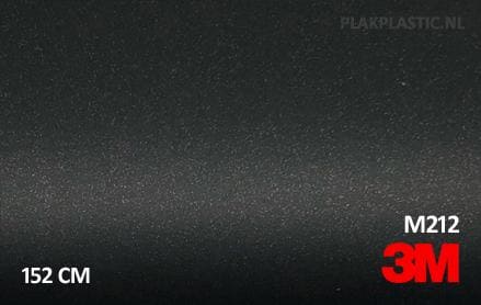 3M 2080 M212 Matte Black Metallic plakplastic