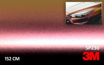 3M 2080 SP236 Satin Flip Volcanic Flare plakplastic
