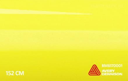 Avery SWF Gloss Ambulance Yellow plakplastic
