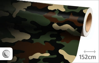 Camouflage leger plakfolie