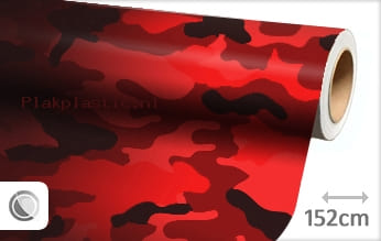 Camouflage rood plakfolie