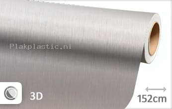 Geborsteld aluminium zilver plakfolie