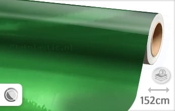 Groen chroom plakfolie